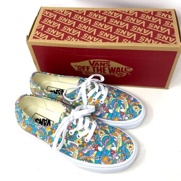 VANS Authentic New Floral Low Top Sneakers Women’s Size Canvas Skate VN0A5KS9OZQ - Picture 10 of 11